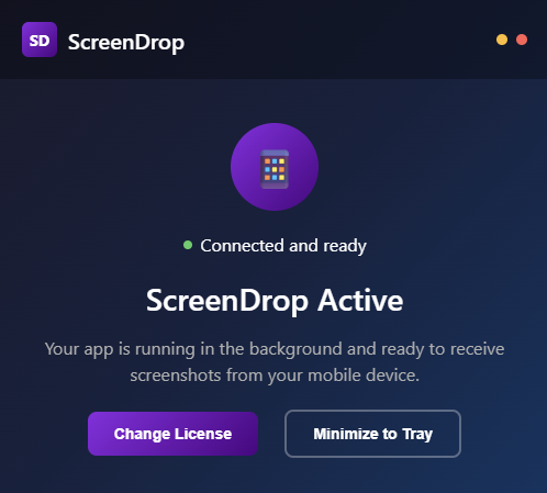 ScreenDrop - Instant Screenshot Transfer